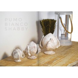 Bomboniera pomo pumo 20cm shabby